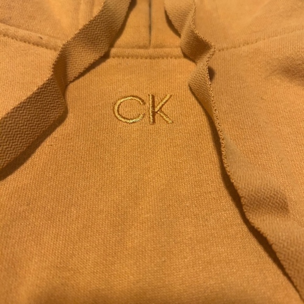 Calvin Klein Hoodie Burnt orange pullover Medium